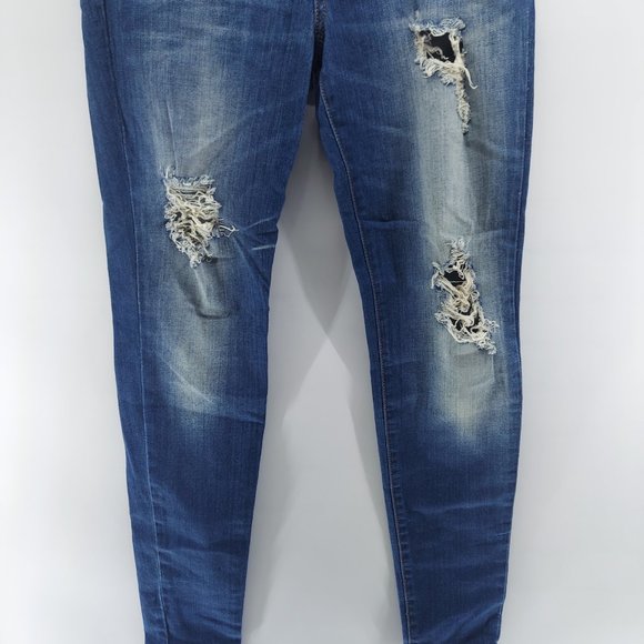 blue juniors  distressed jeans 5 - Picture 3 of 11